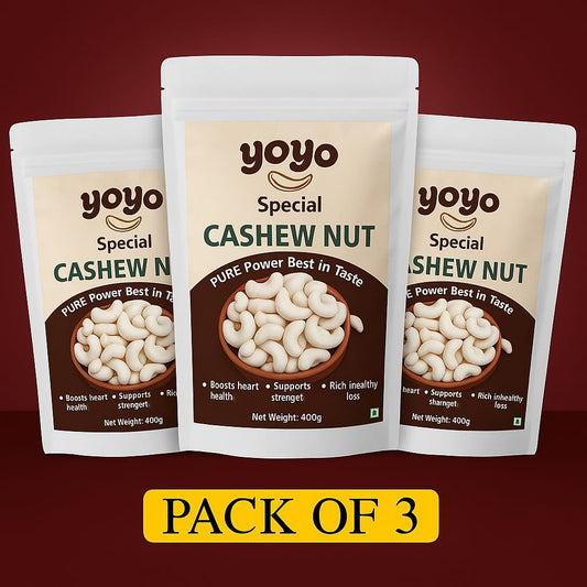Crunchy King Size Cashew (3 x 400g)