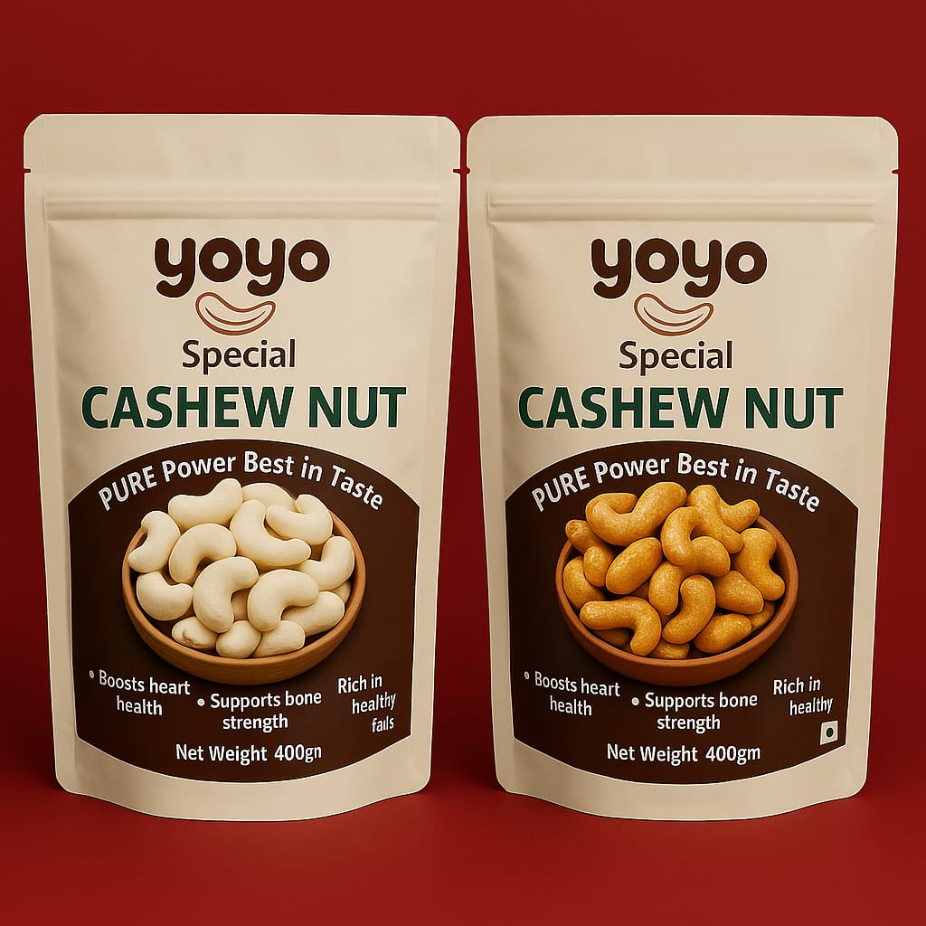 Crunchy King Size Cashew And Buttery Salted Cashew (2g x 400g)