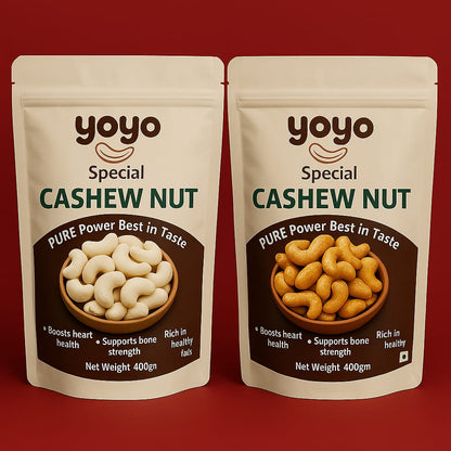 Crunchy King Size Cashew And Buttery Salted Cashew (2g x 400g)